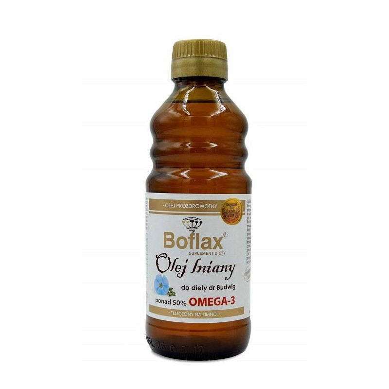 BOFLAX Olej Lniany 250ml Do Diety dr Budwig