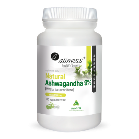 Natural Ashwagandha 580 mg 9%