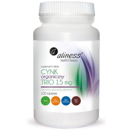 Cynk Organiczny Trio 15 mg