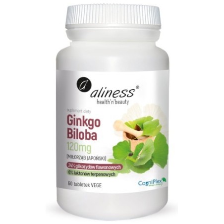 Ginkgo Biloba (miłorząb japoński) 120 mg