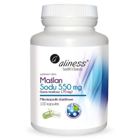 Maślan Sodu 550 mg (Kwas masłowy 170 mg)